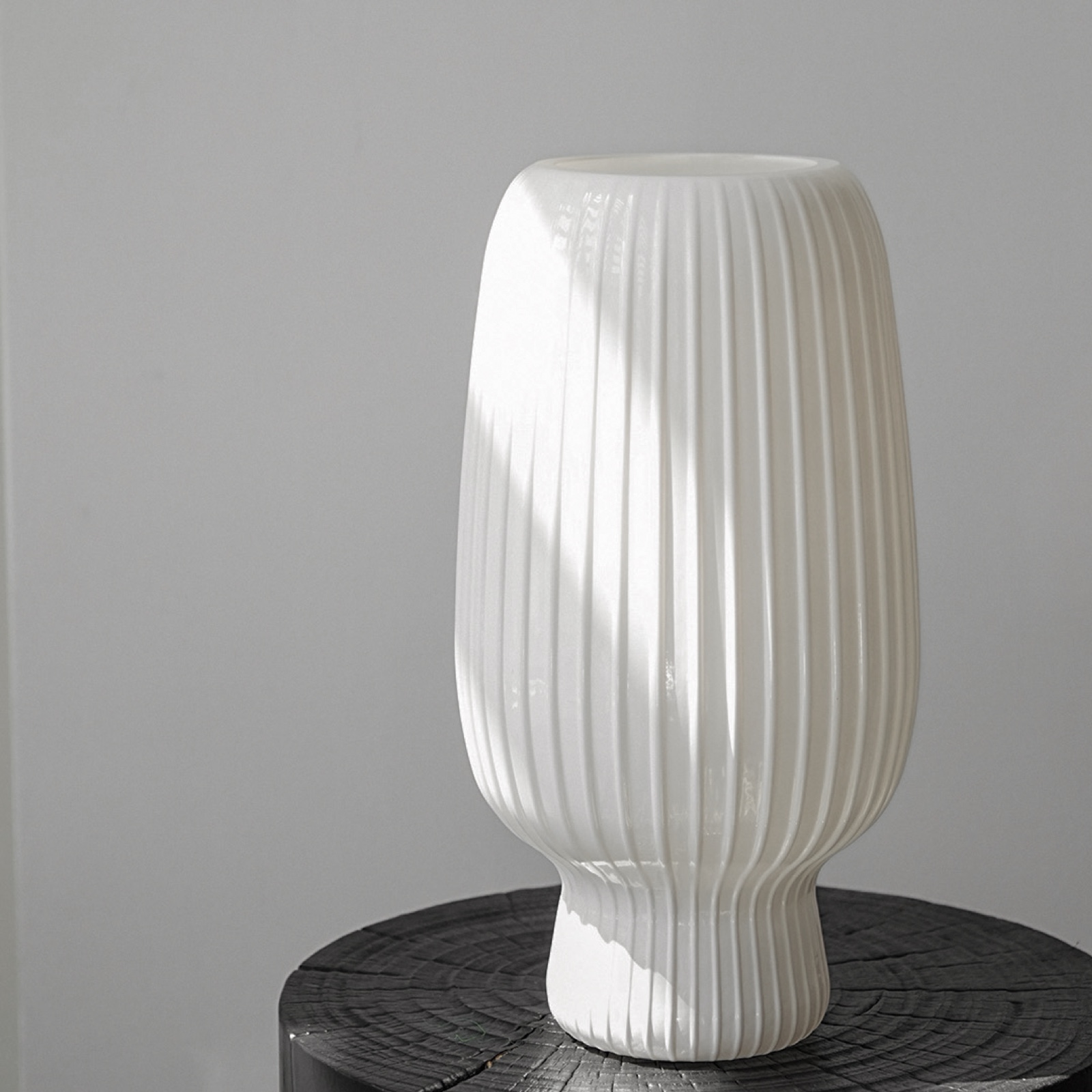 texdream白瓷花瓶客厅茶几花插感