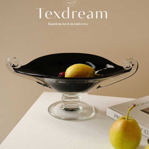 法式中古高脚托盘琉璃首饰装饰