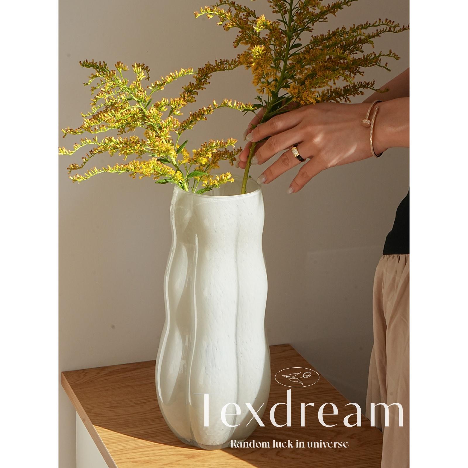 texdream奶玉葫芦花瓶中古轻奢