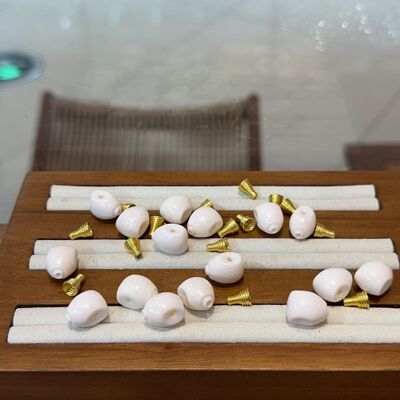 精工驼骨三通搭配纯铜塔头三通文玩配饰配件