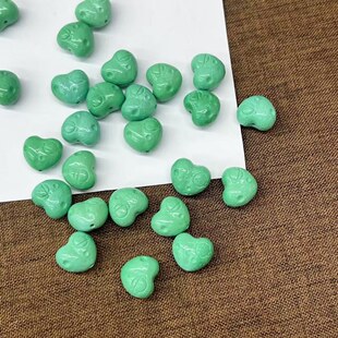 菱镁矿爱心diy配件散珠隔珠串珠手绳项链文玩佛珠手串配饰品