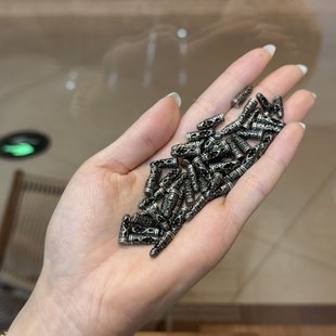 老银三七银回纹藏印配件手工DIY文玩小提溜吊坠手链项链挂件配饰