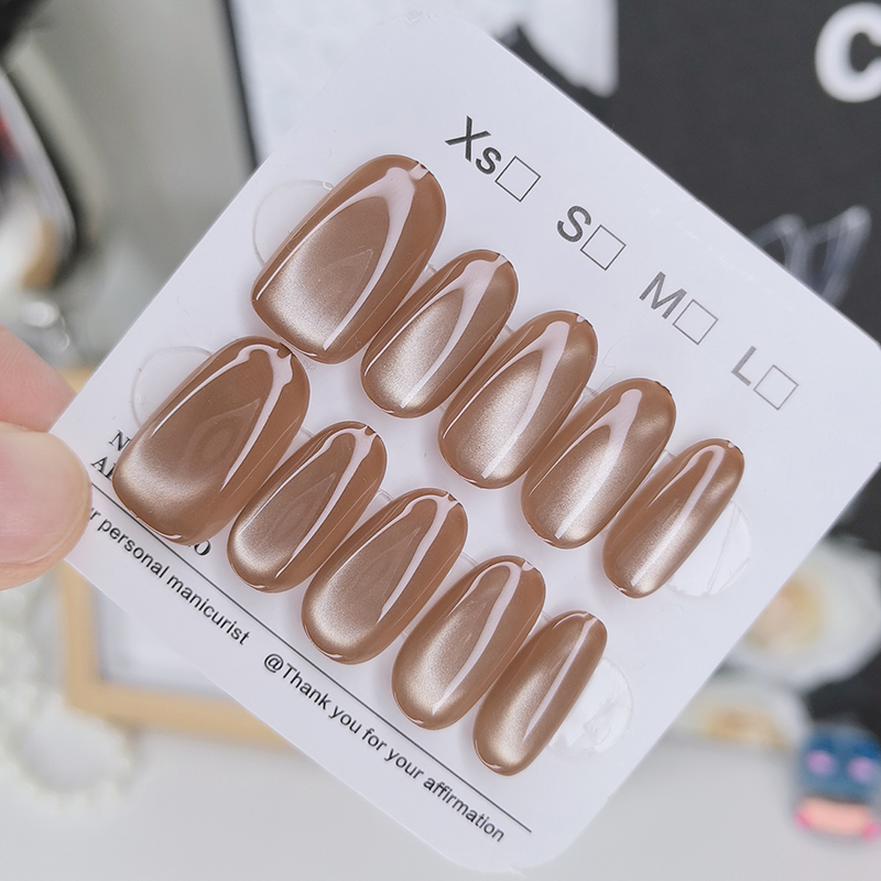 穿戴甲美甲贴片显白手工甲高级感