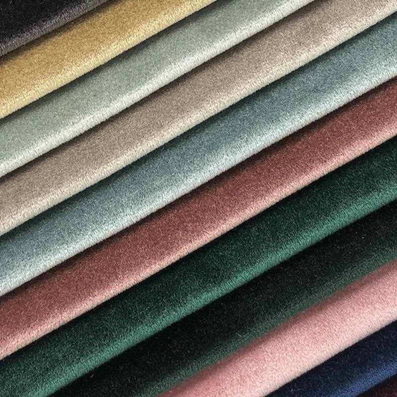 新款直销纯色加厚意大利绒布料 金丝绒窗帘沙发软装桌布抱枕面料