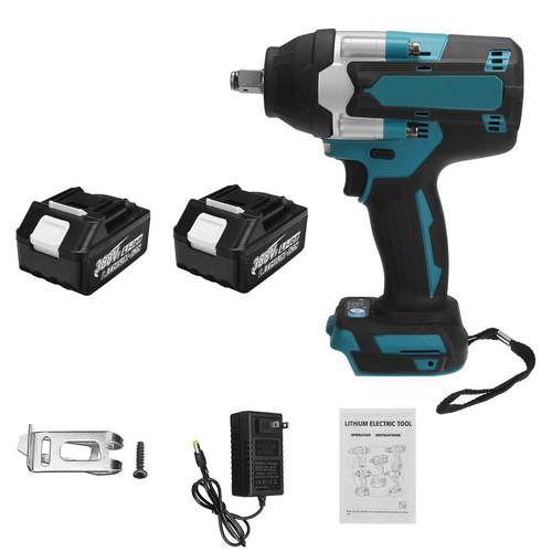 新款直销外贸款大扭力无刷充电扳手锂电电动扳手工业级强劲风炮汽