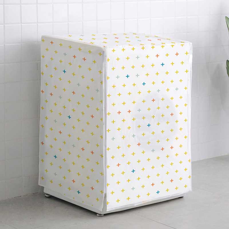 新款直销PEVA防水洗衣机罩防尘罩家用全自动波轮滚筒式洗衣机套拉