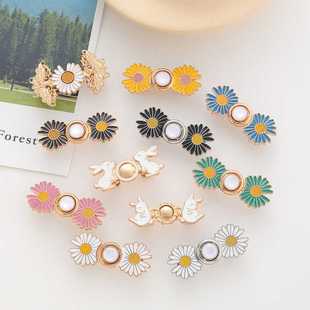 新款直销收腰纽扣金属盘扣汉服子母扣子复古中国风旗袍古装牛仔裤