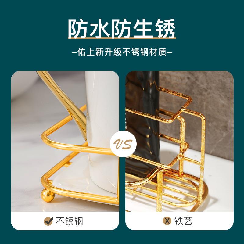 新款直销牙杯杯子置物架四口套装卫生间刷牙漱口杯电动架