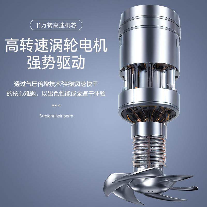 新款直销源头网红无叶吹风机新一代高速负离子护发家用发廊专用电