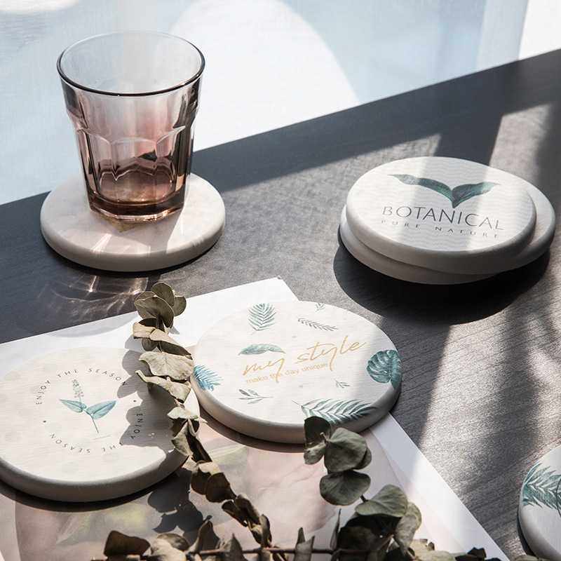 新款直销卡达曼绿色叶子硅藻土垫洗漱台硅藻泥垫子牙杯垫皂垫8,居家布艺,餐垫,淘宝优惠券,粉丝福利购,淘宝优惠卷