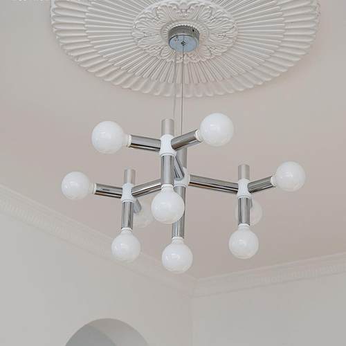 新款直销中古包豪斯客厅吊灯北欧轻奢极简分子卧室书房衣帽间侘寂