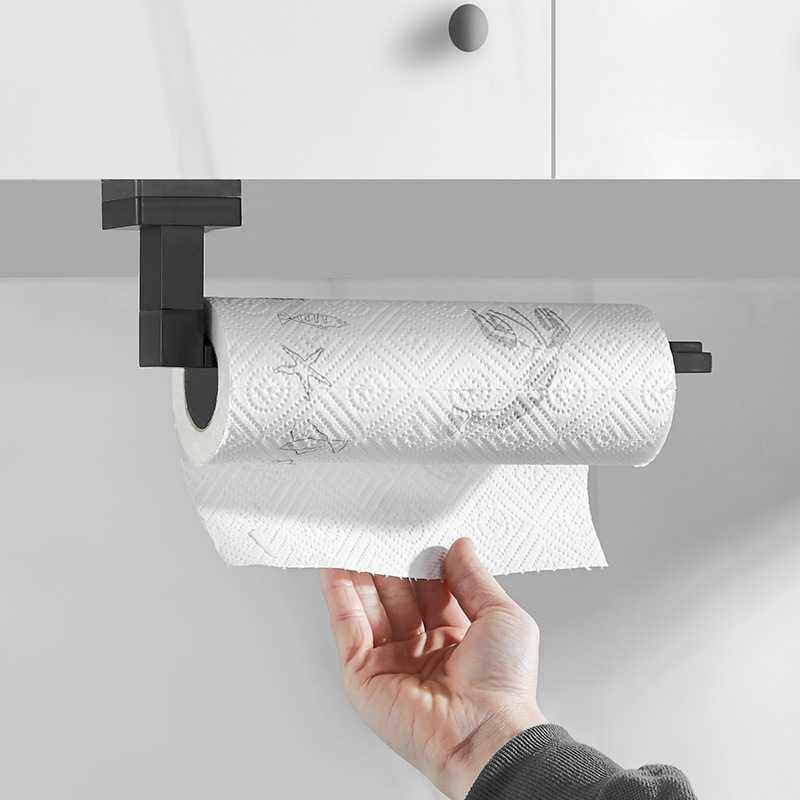 新款直销厨房纸巾架免打孔保鲜膜挂架家用卷纸置物架保鲜袋收纳架,收纳整理,纸巾架,淘宝优惠券,粉丝福利购,淘宝优惠卷