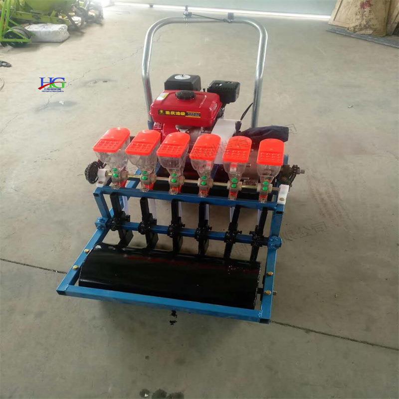 可调种子开沟种植覆土一体机 电动多行大棚菜撒播机 蔬菜播种机