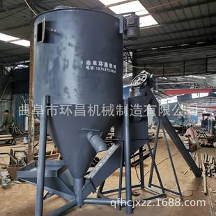 自吸式除尘饲料搅拌粉碎一体机 立式饲料搅拌粉碎机