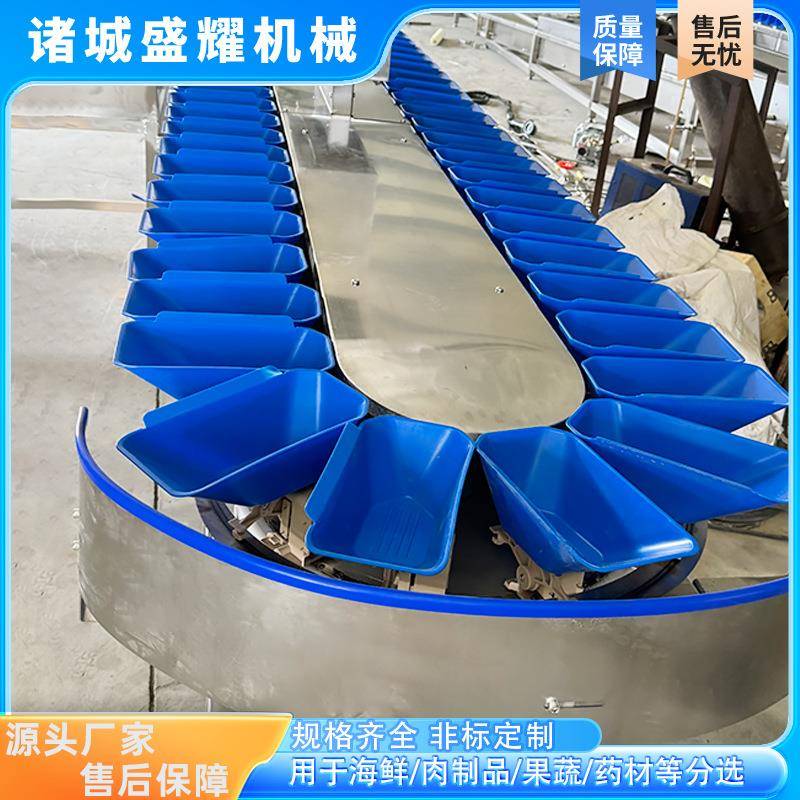 海鲜重量分级设备 生蚝龙虾螃蟹自动称重多级分选 鸡爪猪蹄分选机