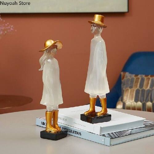 Home Decoration Gentleman Character Ornaments Transparent