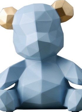 Piggy Bank Teddy Bear Figurines Money Box Gift Wedding Stora