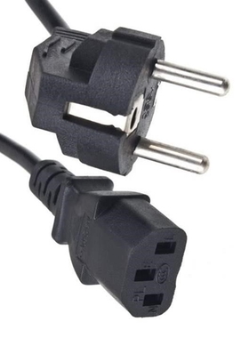 6ft 1.5m european eu 3 prong laptop adapter power cord cable