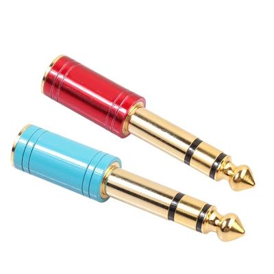 Hot 6.5mm 6.35mm 1/4inch Male to 3.5mm 1/8inch Female Jack