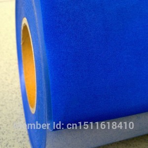 CDF 06 Royal blue color Korea Quality Flock Heat Transfer V