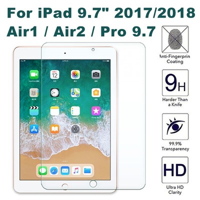 Tempered Glass Film Screen Protector for iPad 6th 2017 5th G