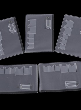 1Pcs  6 Sim Card Storage Case Box Bag Easy Carry Clear Prot