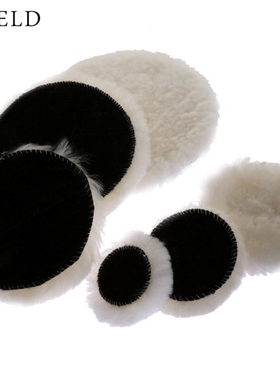 2Pcs Wool Grinding Buffing Polishing Pad Disc Polish Waxing