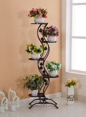 Plant Shelves Balcony Flower Rack Multi-sy Living Room Offic