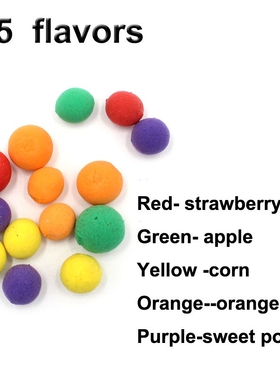 12/15PCS Carp Fishing Bait Foam Pop Up Carp Boilies Hair Rig