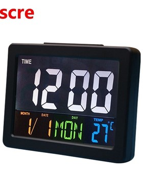 Modern Digital LED Table Desk Night Wall Clock Alarm Watch 2