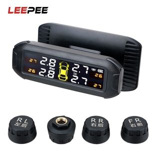Solar Car Tyre Pressure Monitor TPMS Tire Pressure Monitori