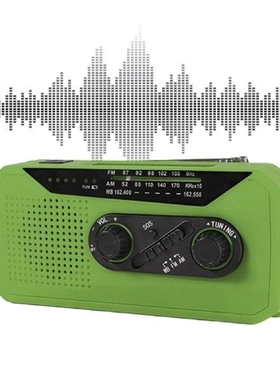 Weather Radios 2000mAh Rechargeable Battery Emergency Radio