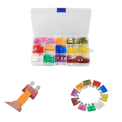 100pcs 3A 5A 7.5A 10A 15A 20A 25A 30A 35A 40A Standard Blade