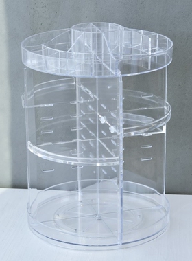 360 Degree Rotation Make Up Organizer Box Cosmetic Organize