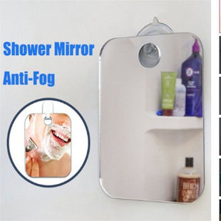 Deluxe Anti Fog Shaving Shower Mirror Fogless Washroom Bath