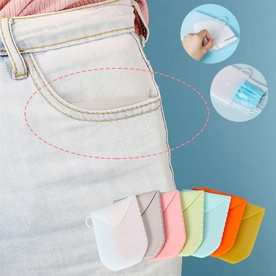Silicone Mask bag Portable Face Mask Holder Storage Box Mas