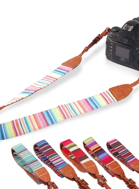 1pcs Camera Shoulder Neck Strap Knitted Fabric Bohemia Styl