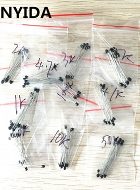 Free Shipping 100pcs=10value*10pcs NTC Thermistor Resistor K