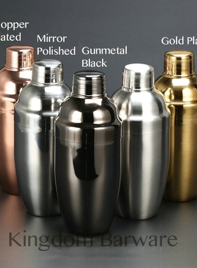 500ml Cocktail Shakers Cobbler Shaker 4 Different Surface Fi
