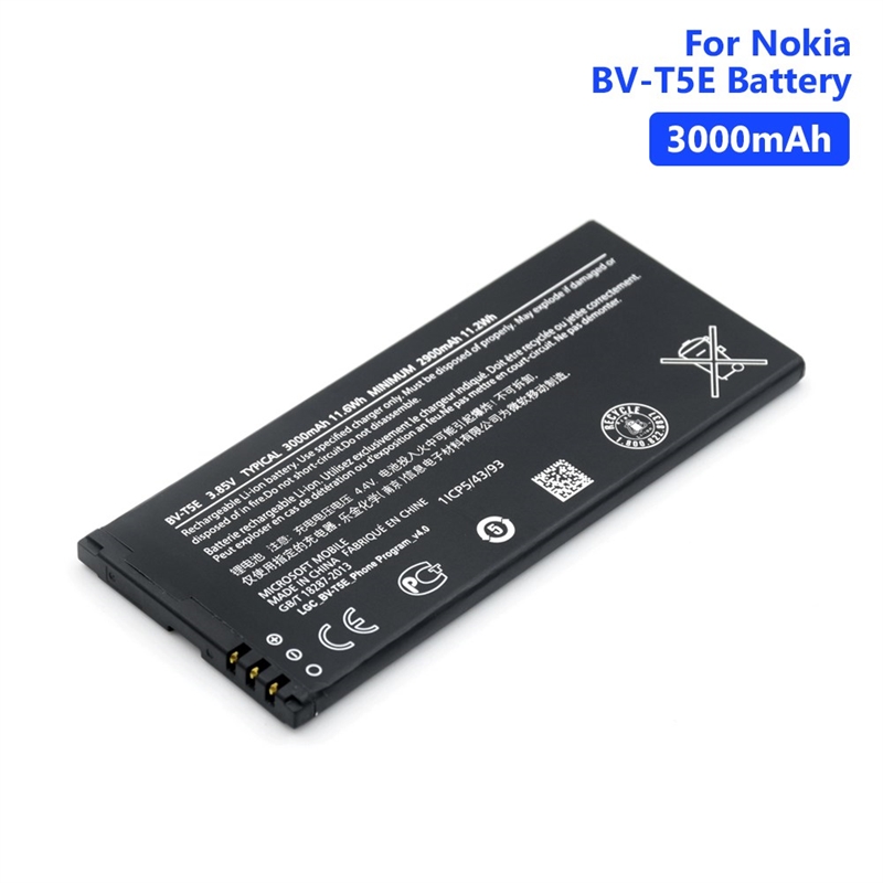 3000mAh BV T5E BVT5E Battery For Microsoft Lumia 950 RM 110