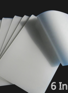 50 Sheets/Pack 6inch 70mic Hot Laminating Film Laminator Fli