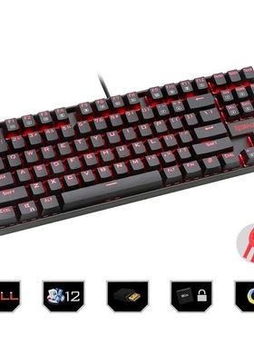Redragon K552 Mechanical Keyboard Gaming Red Dragon Game M