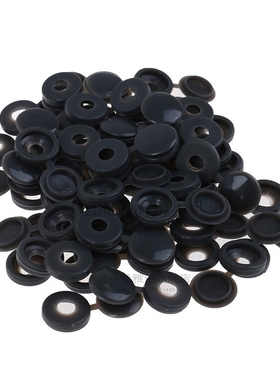 50Pcs Hinged Plastic Screw Cover Fold Caps Button  Car  Deco
