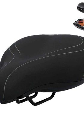 Big Ass Bike Saddle Comfy Memory Foam Bicycle Rear Shelf