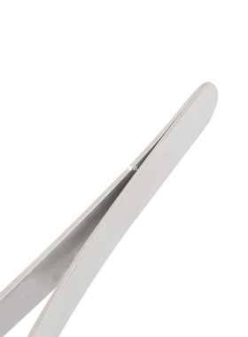 1pc Anti-acid Ceramic Tipped Stainless Steel Tweezer Fine Po