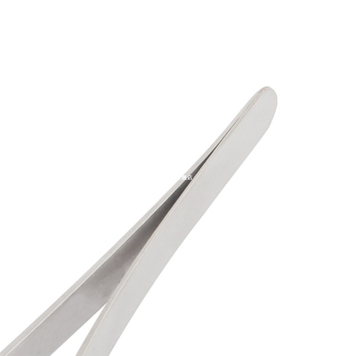 1pc Anti-acid Ceramic Tipped Stainless Steel Tweezer Fine Po