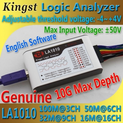 Kingst  LA1010 USB  Logic Analyzer    100M max sample rate,1