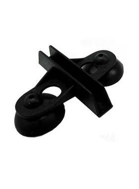 4pcs Aquarium Isolation Clamp Black Partition Glass Separati