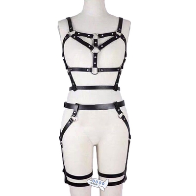 Garter Belt Lingerie Body Buttocks Bondage Leather Leg Harne