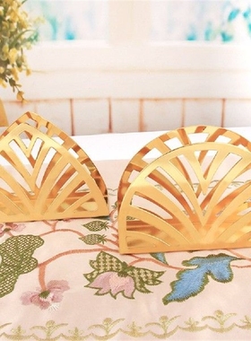 Kitchen Tissue Boxes Napkin Holder Hollow Stainless Steel